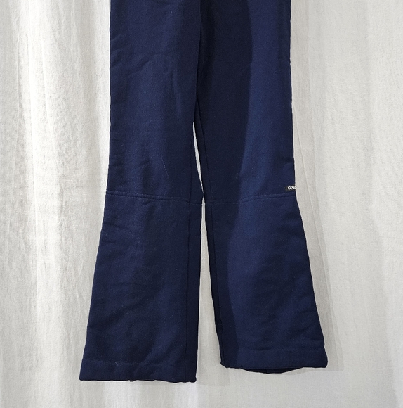 Vintage Fera Wool Blend Bib Ski/Snow Pants/Jumpsuit in Navy Blue Women’s Size 6R - Picture 2 of 10